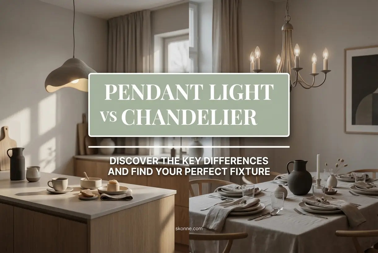 Hanglamp vs. kroonluchter: wat is het verschil en welke moet je kiezen?