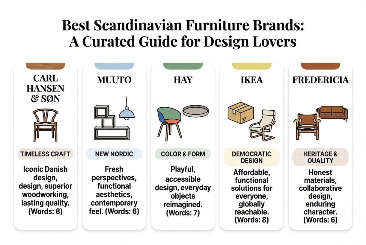 Best Scandinavian Furniture Brands: A Curated Guide for Design Lovers - infographic