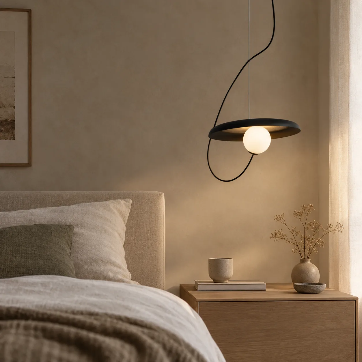Dregla Industriële Magnetische Zwarte Hanglamp