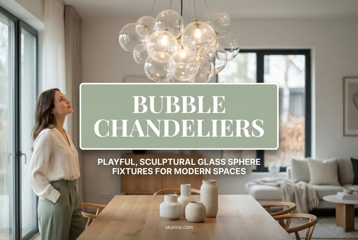 Bol Kroonluchters: Speelse, Sculpturale Glazen Bol Armaturen voor Moderne Ruimtes