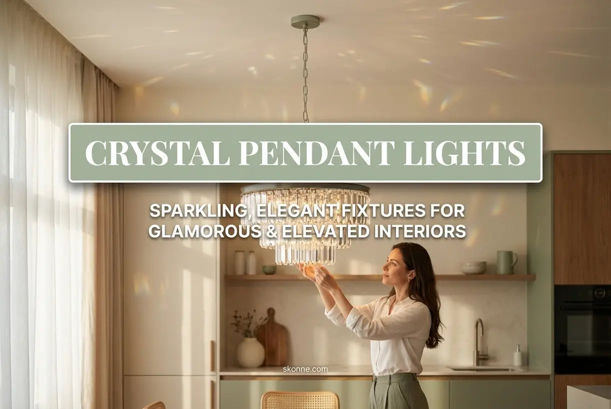 Kristallen Hanglampen: Sprankelende, Elegante Armaturen voor Glamoureuze & Verfijnde Interieurs