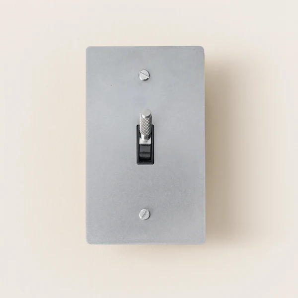 Lysvakt UL Certified Silver Brass Toggle Switch