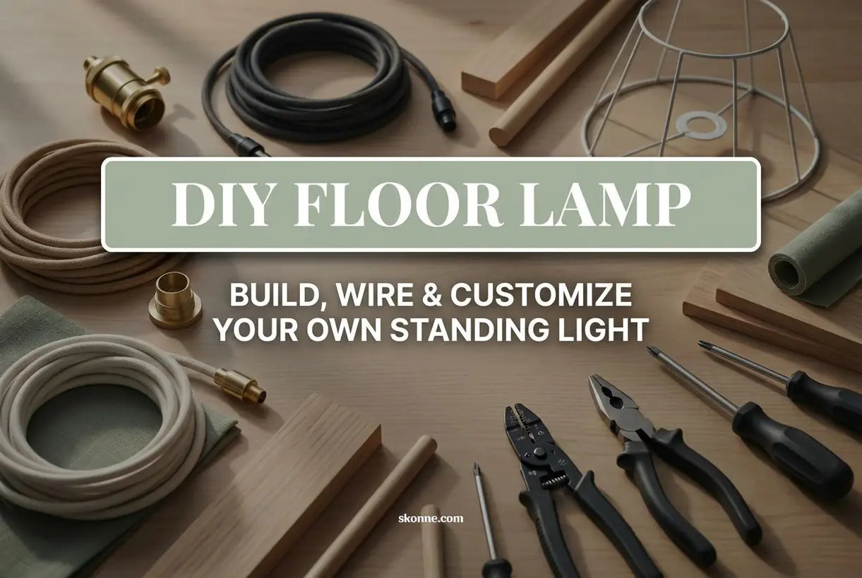 DIY Vloerlamp: Zo Bouw, Sluit en Personaliseer je je Eigen Staande Lamp