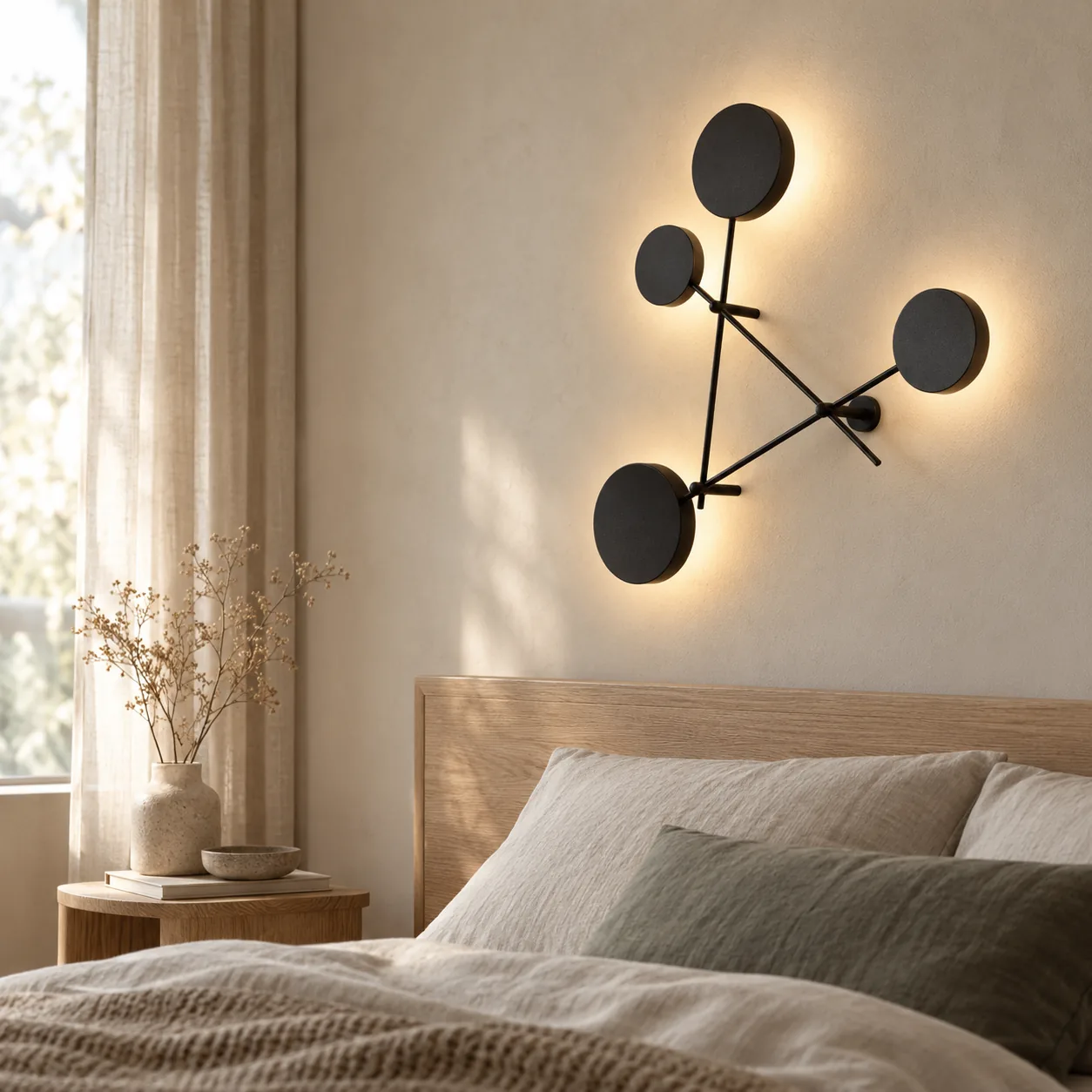 Vindla Geometrische LED Wandlamp Scandinavisch Design