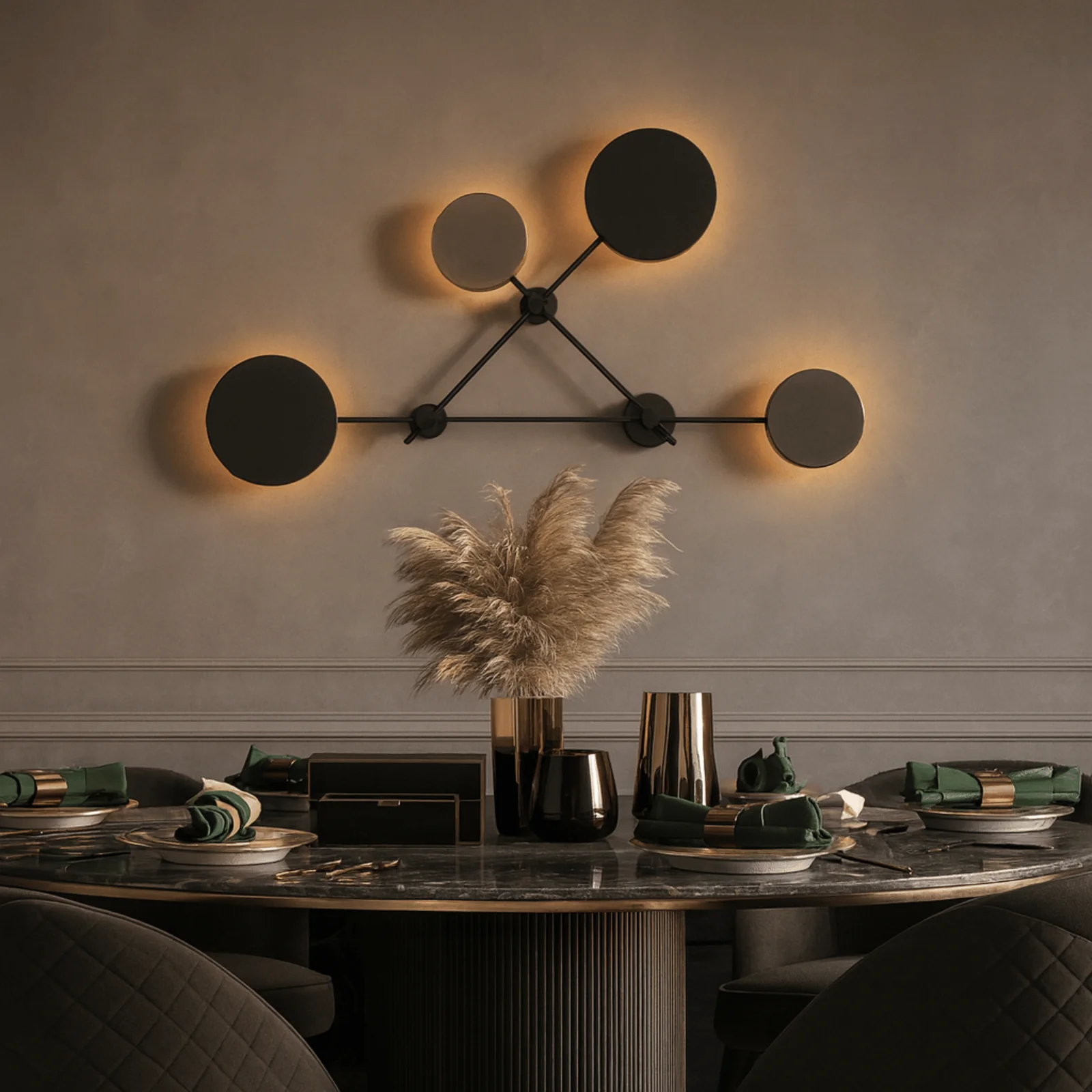 Vindla Geometric LED Wall Lamp – Nordic Minimal, Light Fixtures, Design