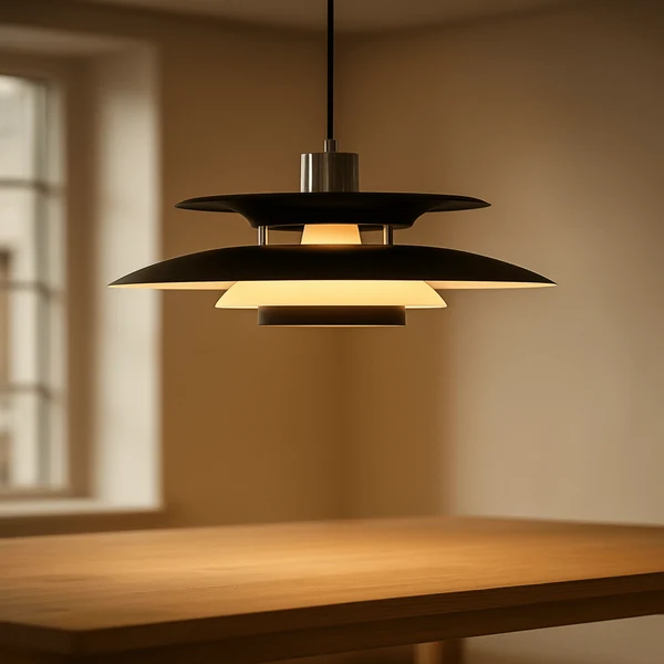 Skive Deense UFO Hanglamp Metaal Kleurrijk