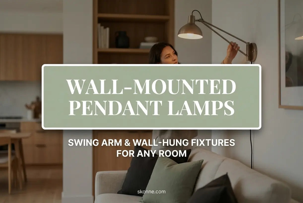 Wandhangende hanglampen: Zwenkarm & wandarmaturen voor elke kamer
