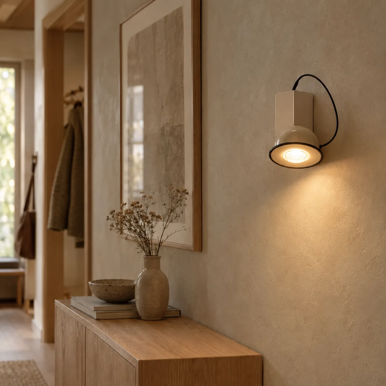 Gloda Retro Magnetische Wandlamp met Warm LED