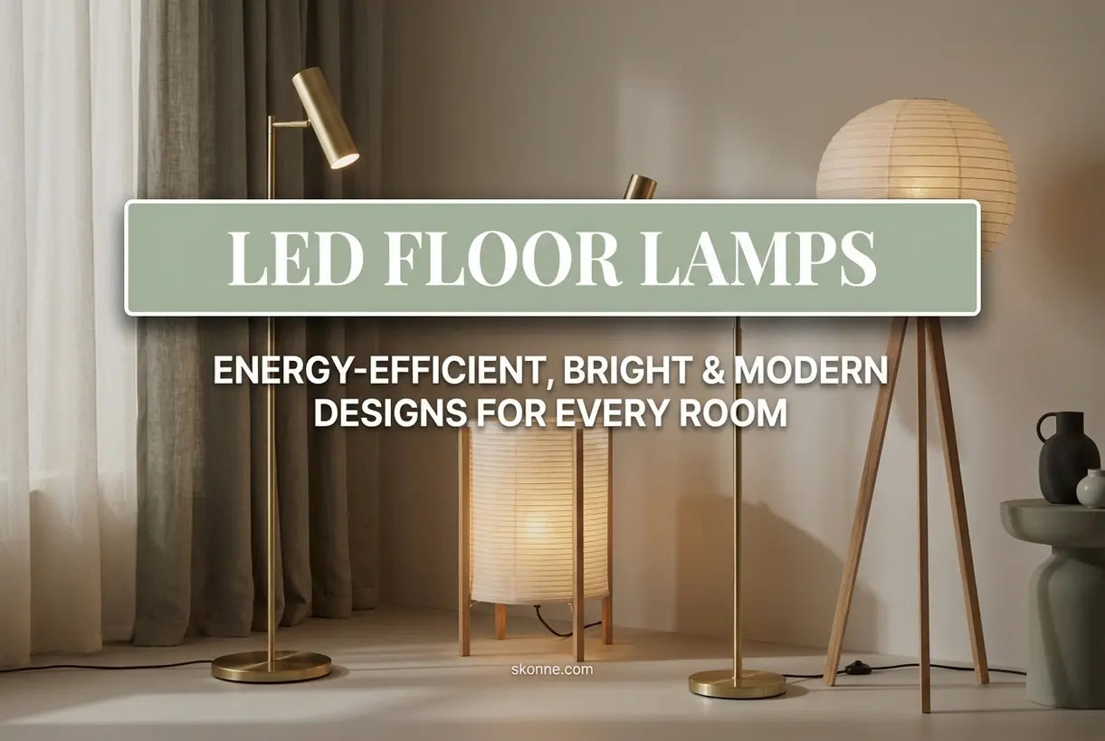 LED Vloerlampen: Energiezuinig, Helder & Moderne Ontwerpen voor Elke Ruimte