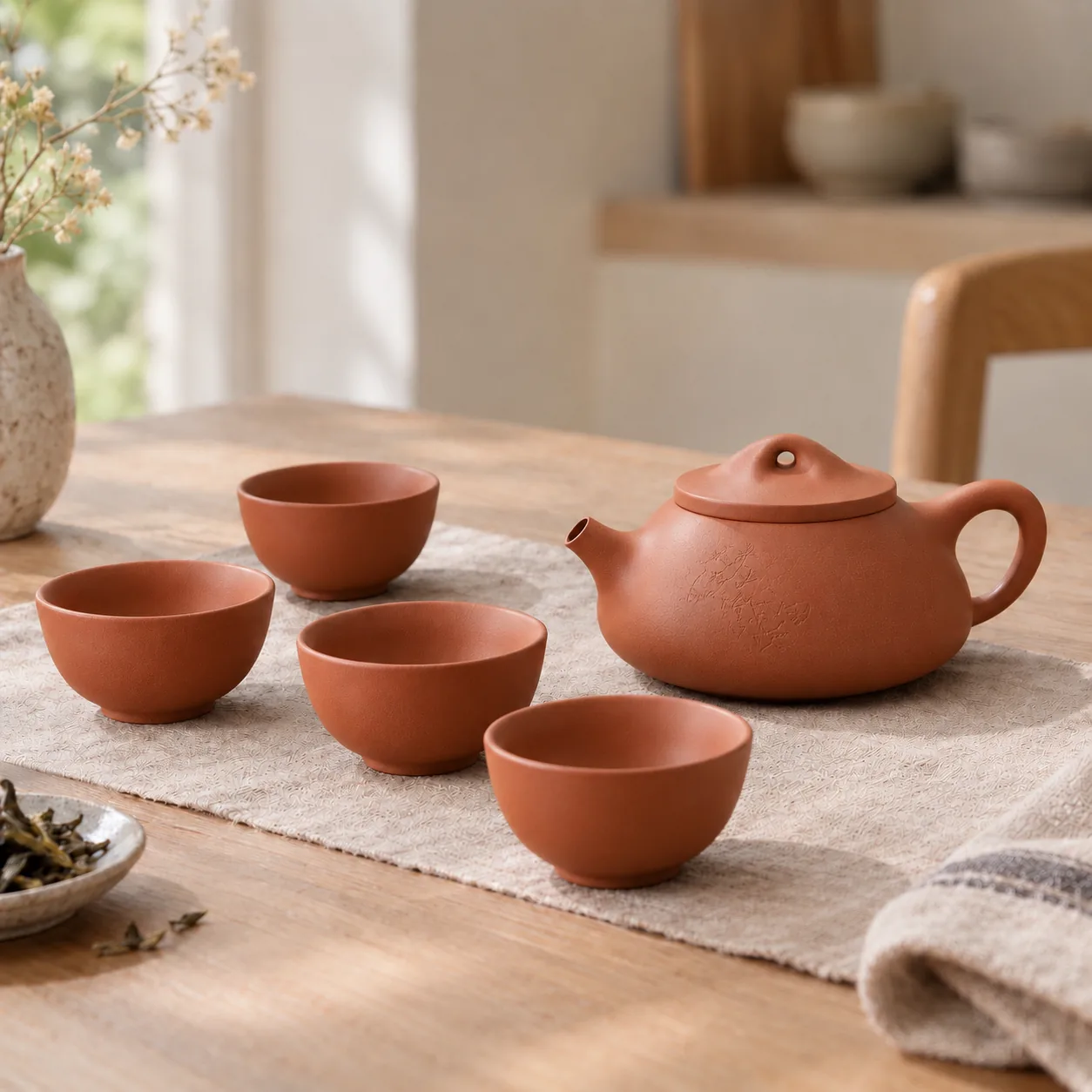 Stillvann Purple Clay Gongfu Theeceremonieset