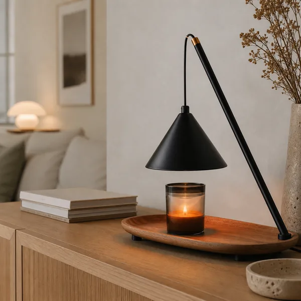 Solvar Metal Kaarsenwarmer Lamp Sfeerlicht