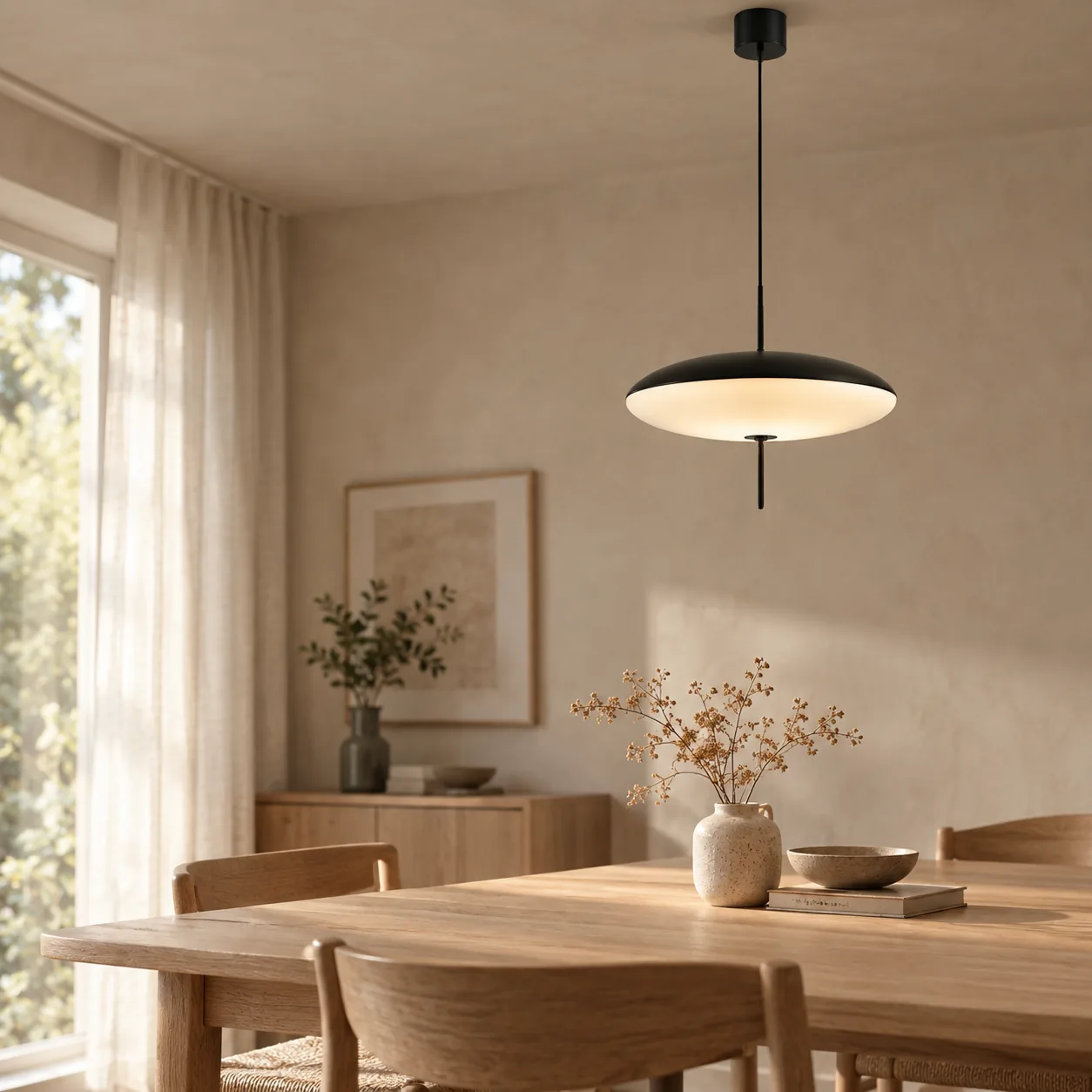Skiva Saucer Nordic LED Hanglamp Plafondlamp