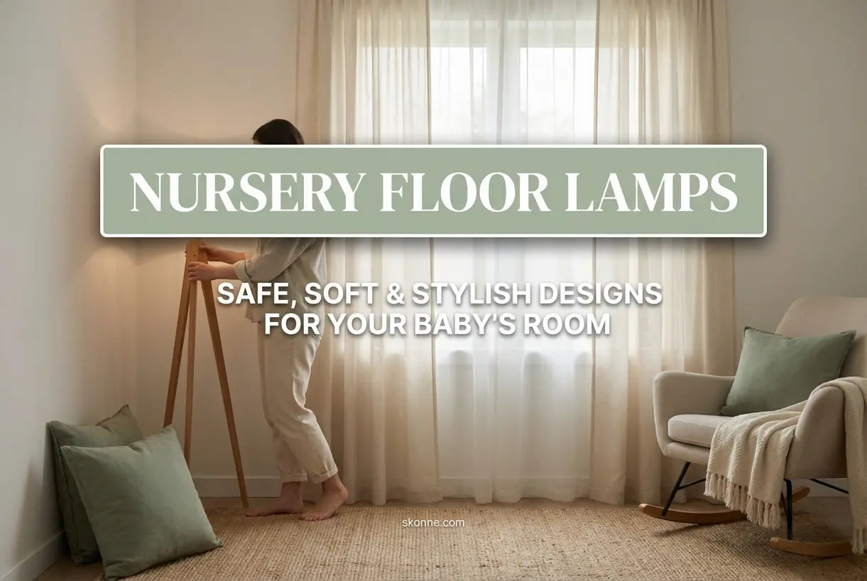 Vloerlampen voor de kinderkamer: Veilig, Zacht & Stijlvol Ontwerp voor de Babykamer