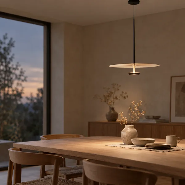 Skiva Nordic schotelvormige plafondlamp LED