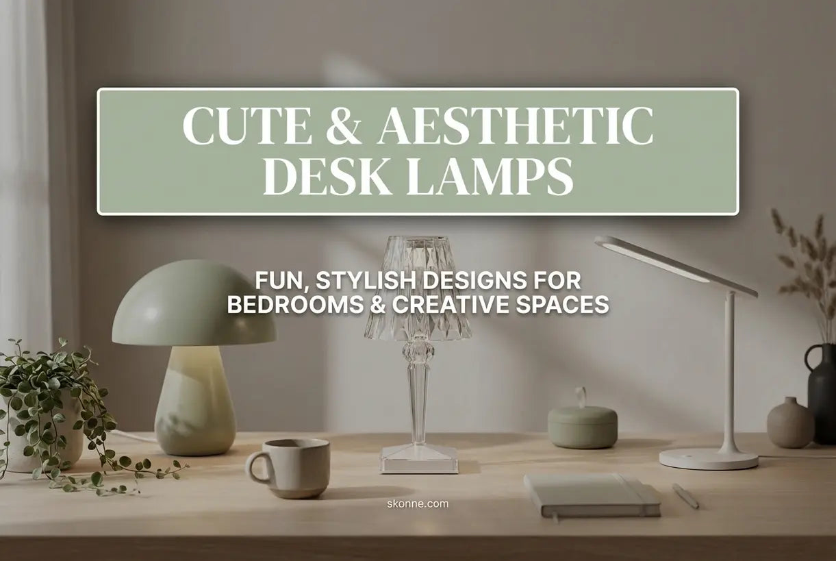 Leuke & Esthetische Bureaulampen: Leuke, Stijlvolle Ontwerpen voor Slaapkamers & Creatieve Ruimtes