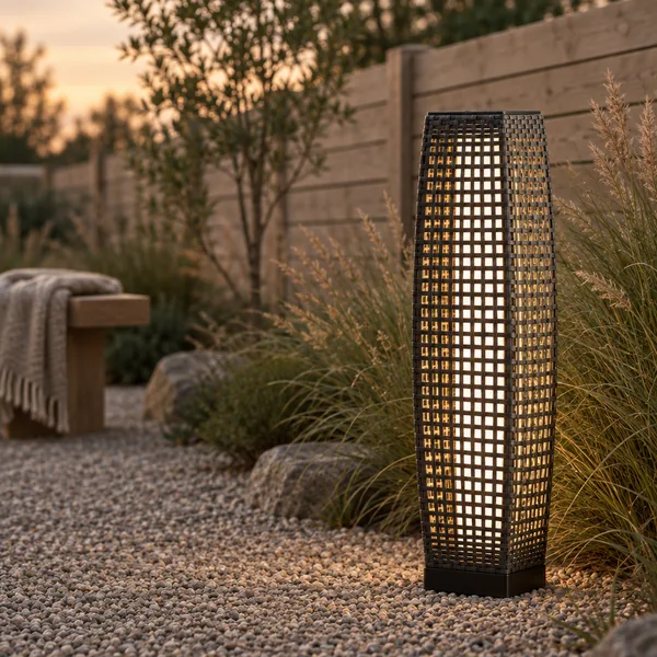 Solvik Art Deco Solar Buiten Vloerlamp