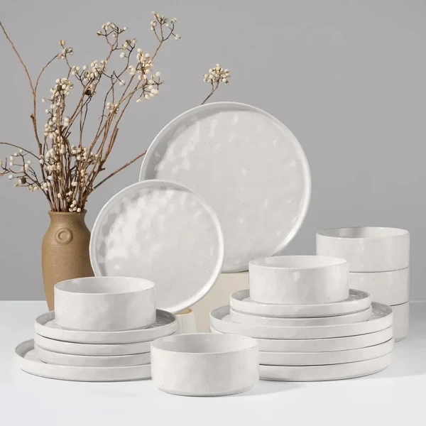 Bylgja Ripple Glaze Stoneware Dinnerware Set