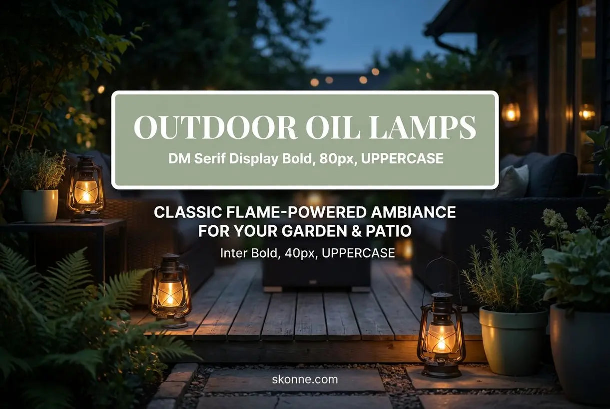 Olie fakkels en olielampen voor buiten: Klassieke vlamverlichting voor terrassen, tuinen en sfeervolle buitenverlichting