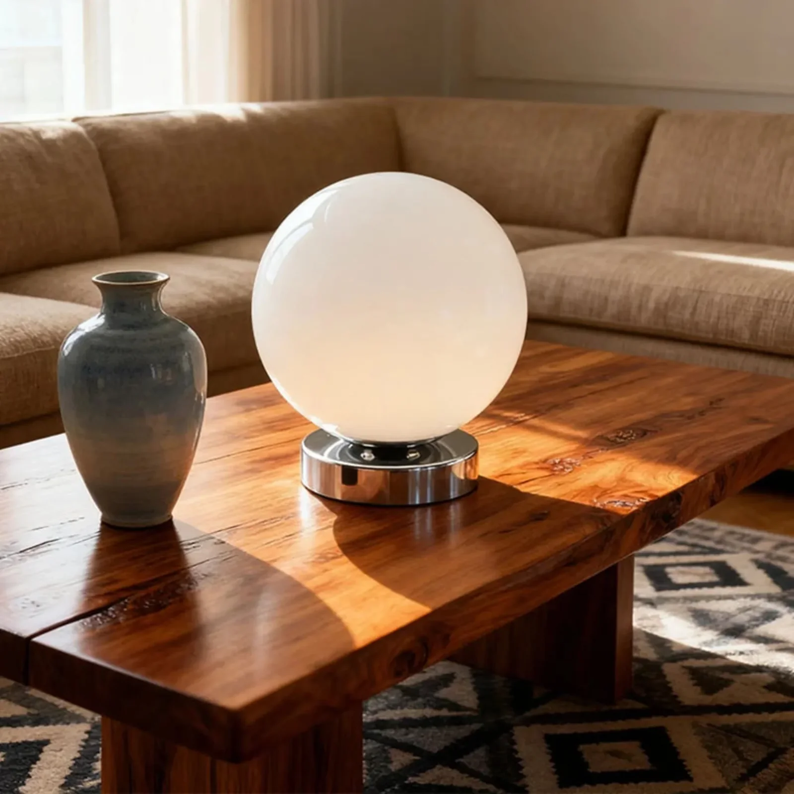 Kula Touch Dimbaar Vintage Glazen Tafellamp