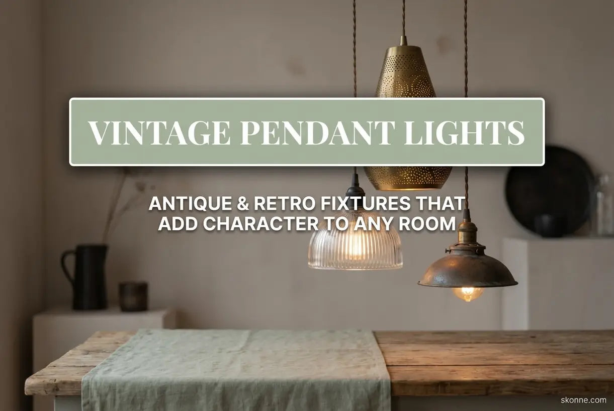 Vintage Hanglampen: Antieke & Retro Armaturen Die Karakter Toevoegen aan Elke Kamer