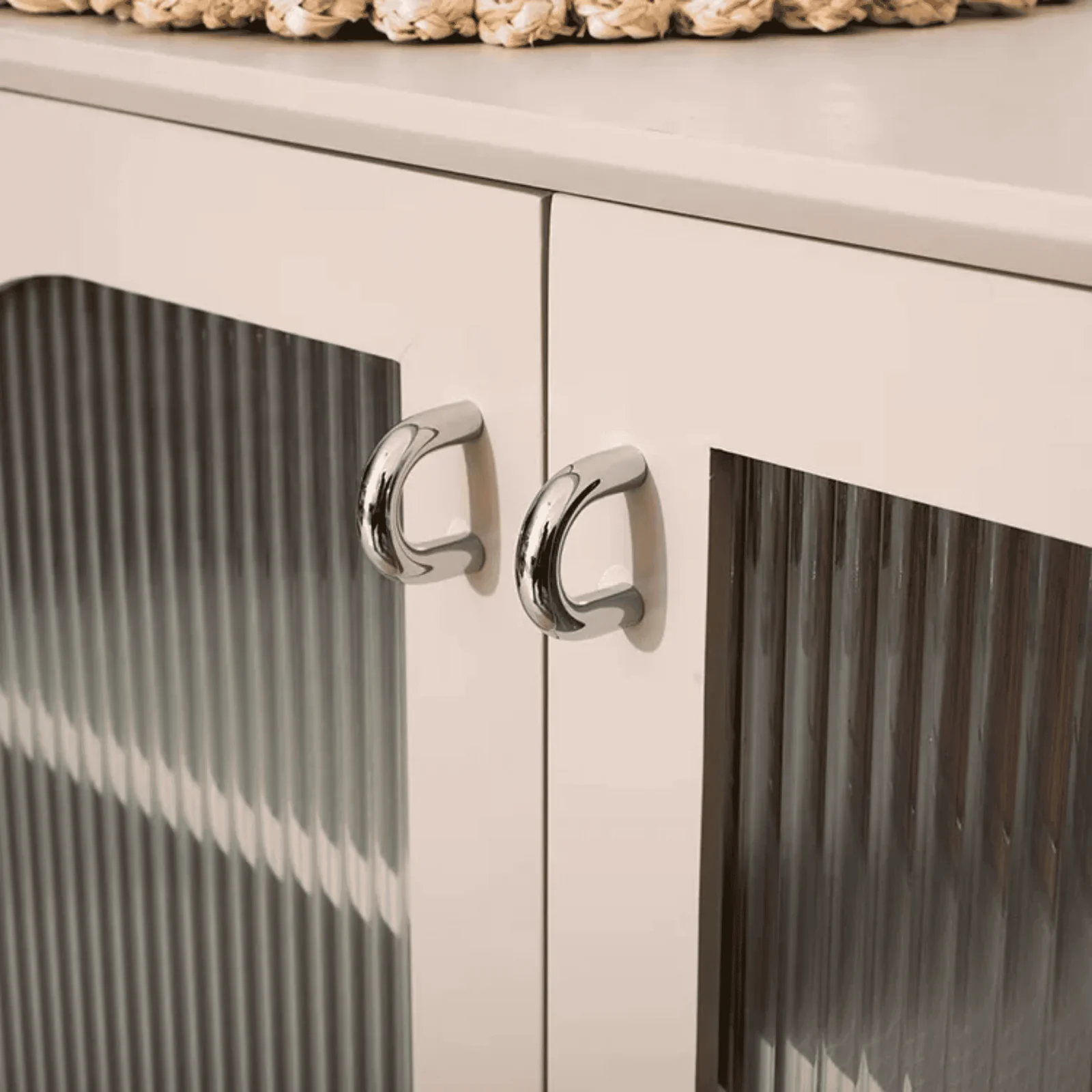 Brass Chrome Cabinet Knobs and Pull Handles - Skonne, &, Blanka Set