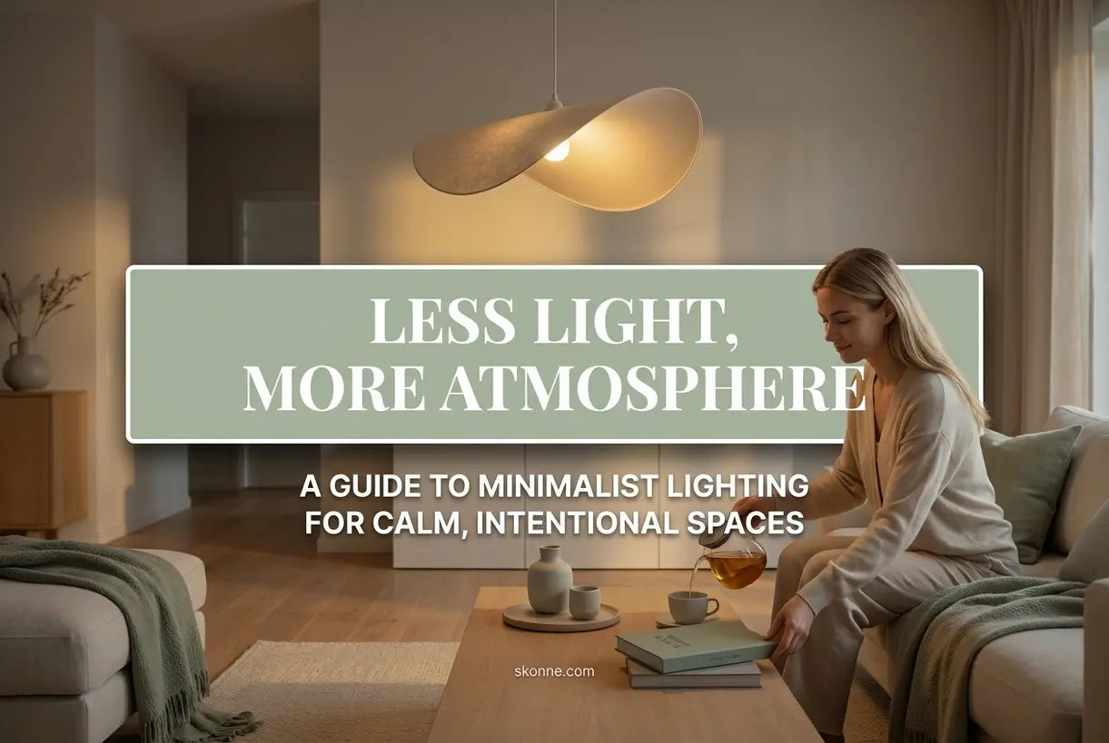 Minimalistische verlichting: Hoe je huis te verlichten met minder