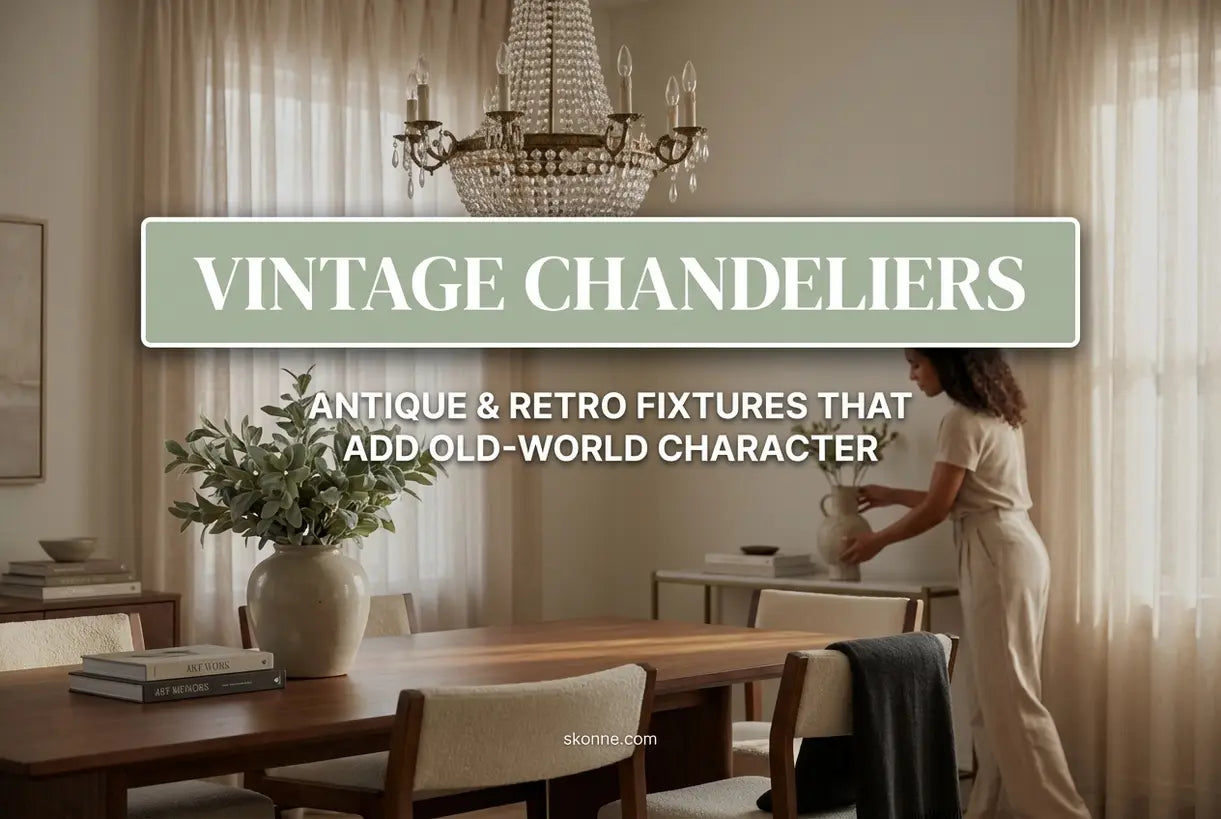 Vintage Kroonluchters: Antieke & Retro Armaturen Die Karakter Van Vroeger Toevoegen