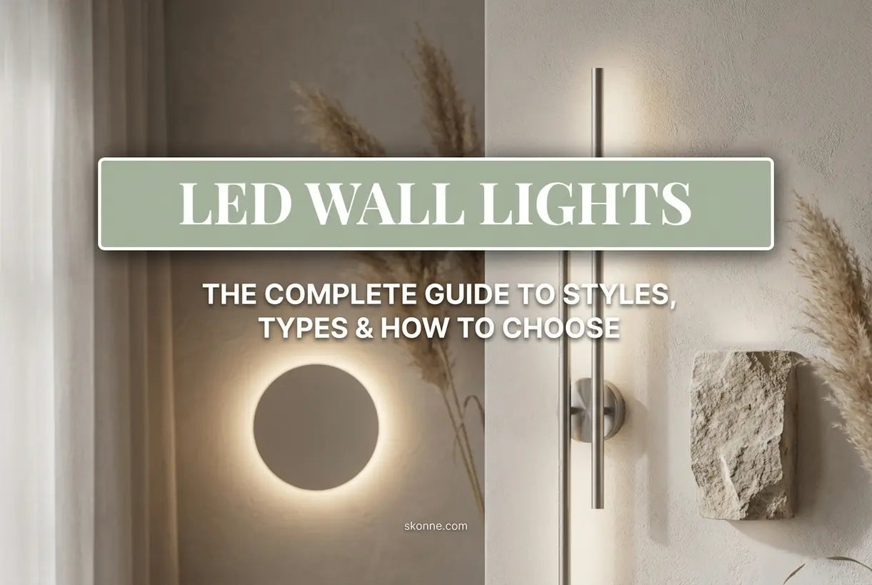 LED Wandverlichting: De Complete Gids voor Stijlen, Types & Hoe te Kiezen