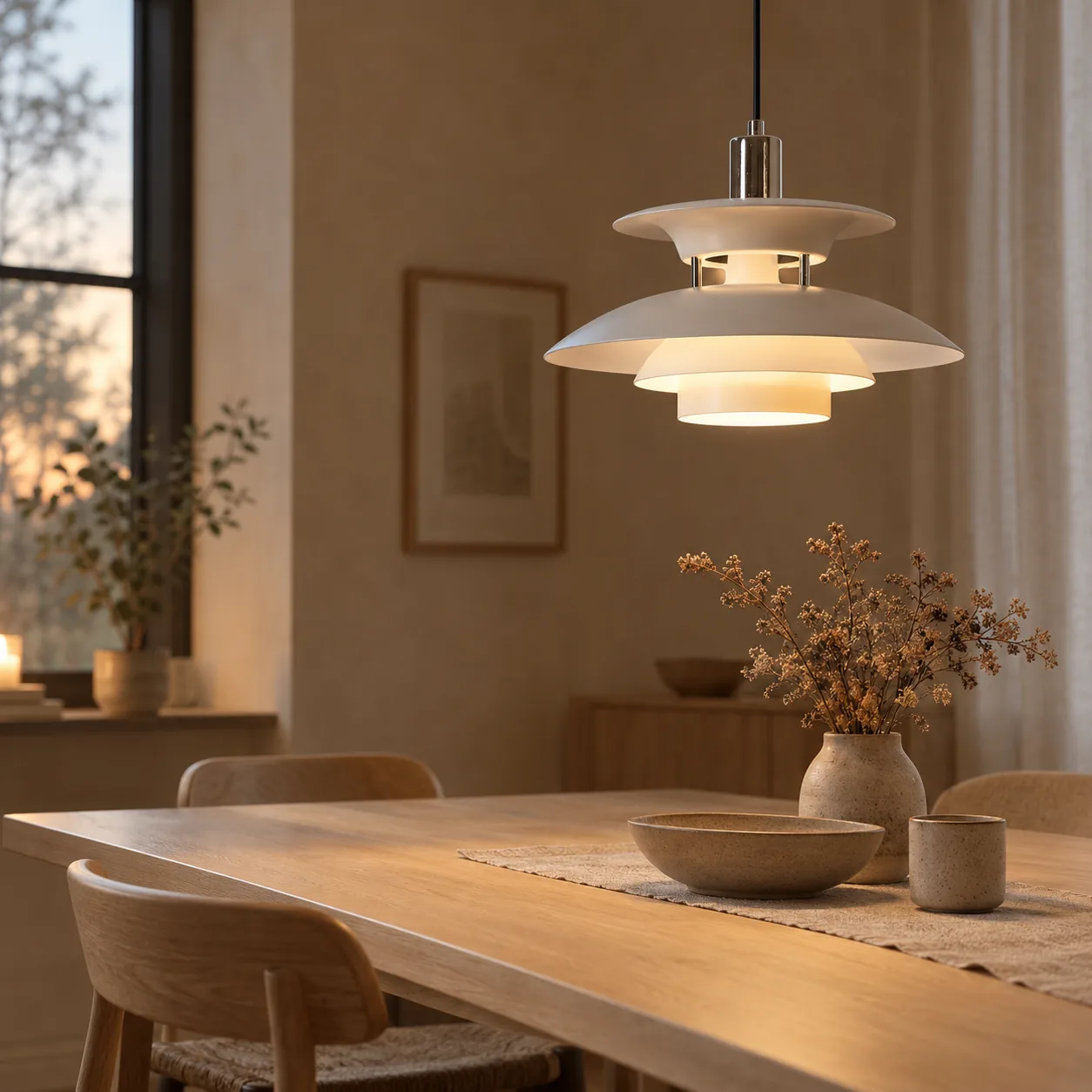 Skive Deense UFO Hanglamp Metaal Kleurrijk