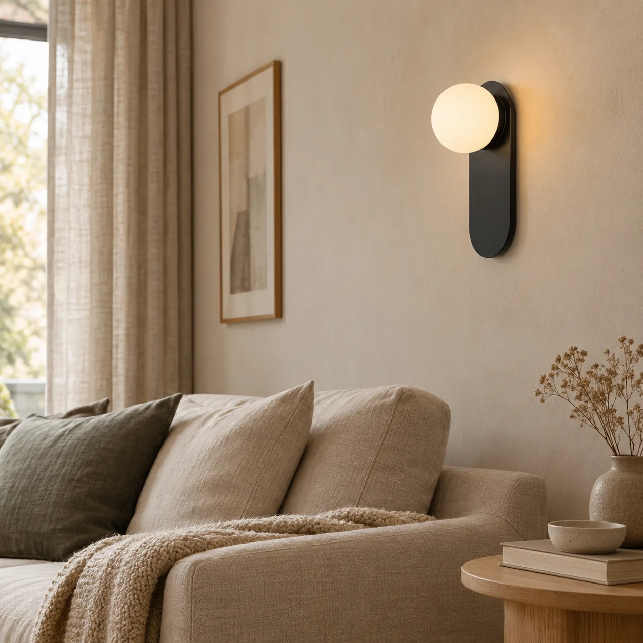 Ringa Moderne LED Wandlamp met Matglas