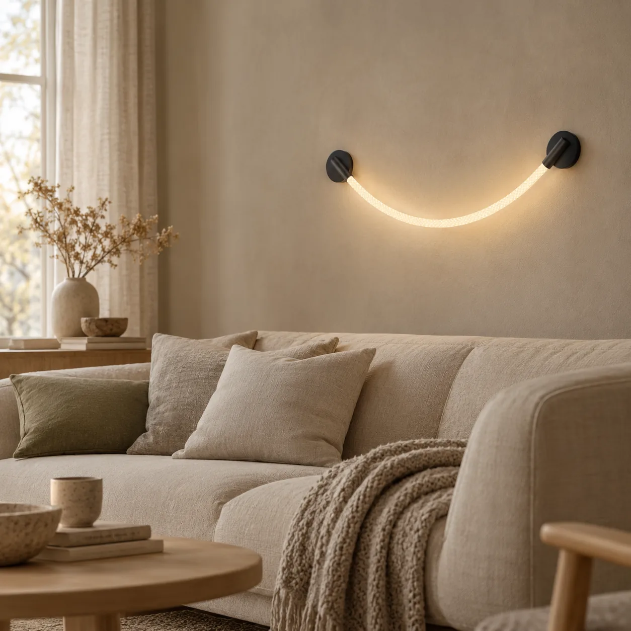 Linnea Moderne Noordse Dimmerbare LED-Wandlamp
