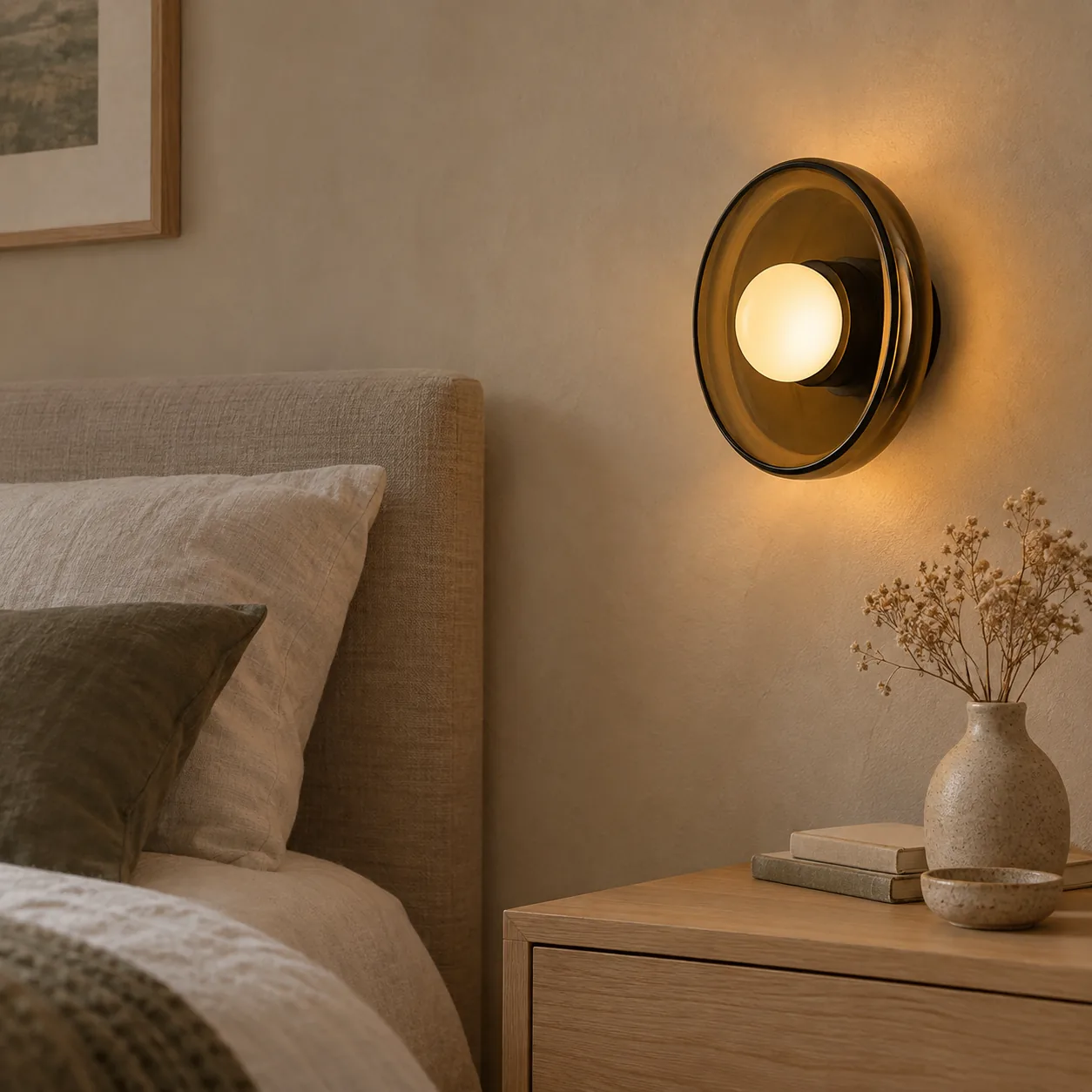 Rolys Franse Glas-in-lood Wandlamp