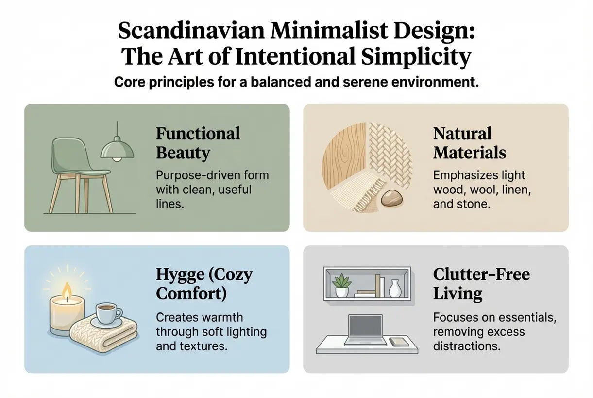 Scandinavian Minimalist Design: The Art of Intentional Simplicity - infographic
