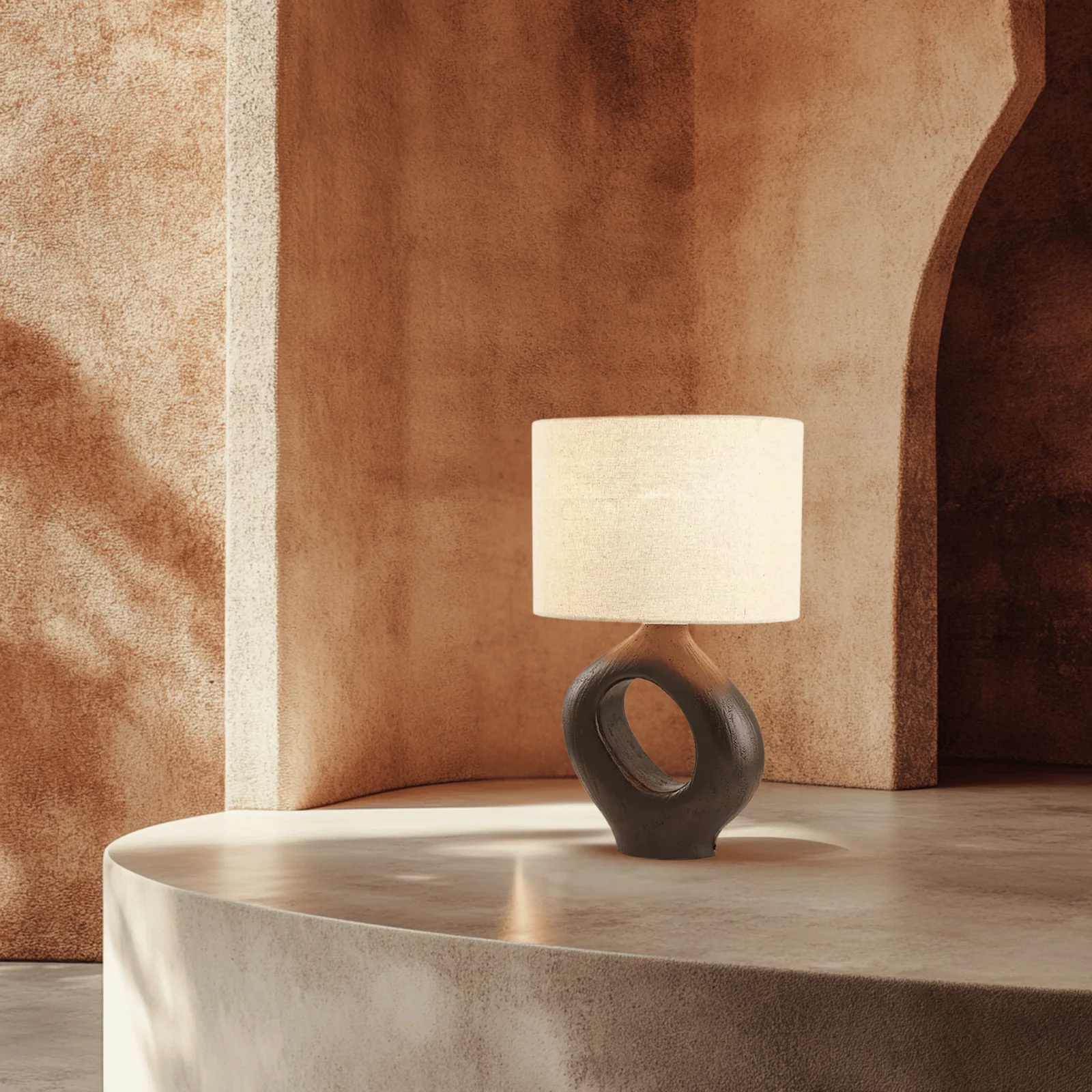 Kvela Sculpturale Tafellamp van Hars Nordic Glow
