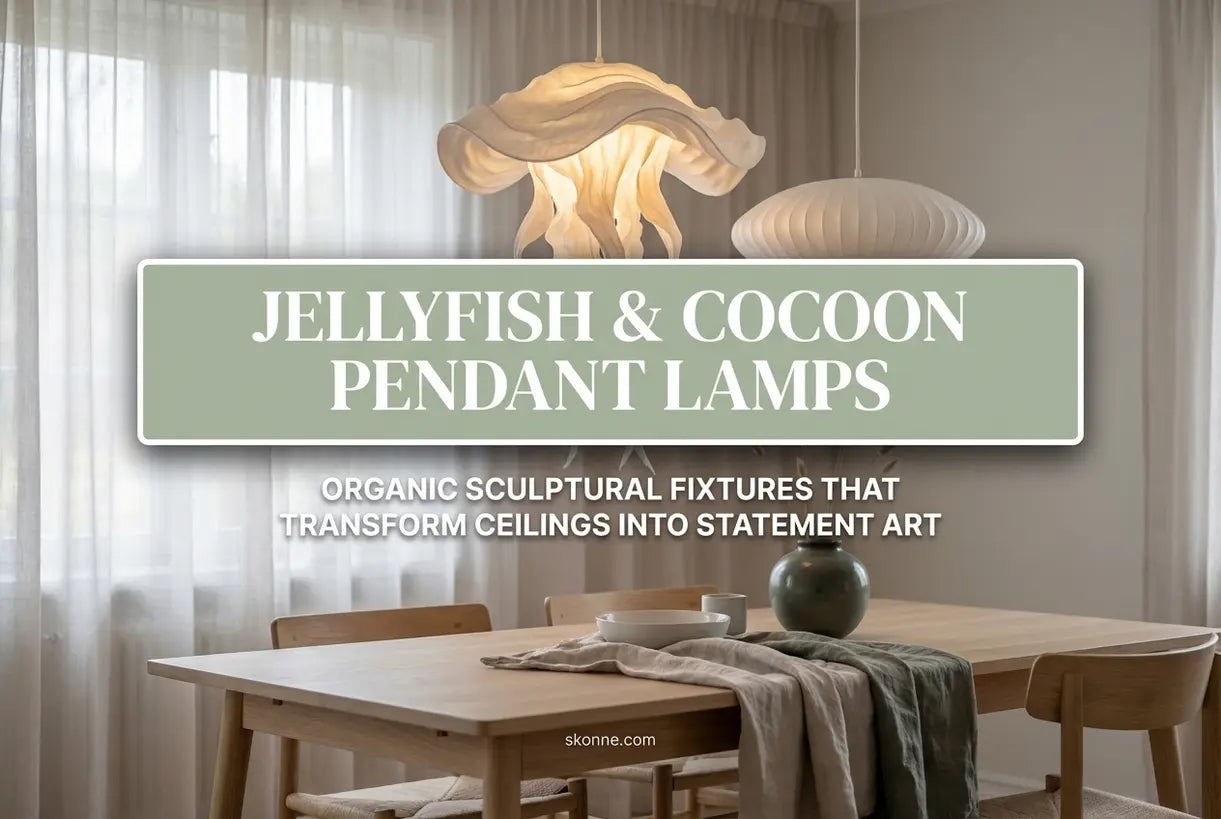 Kwallen & Cocon Hanglampen: Organische, Sculpturale Armaturen voor Opvallende Ruimtes