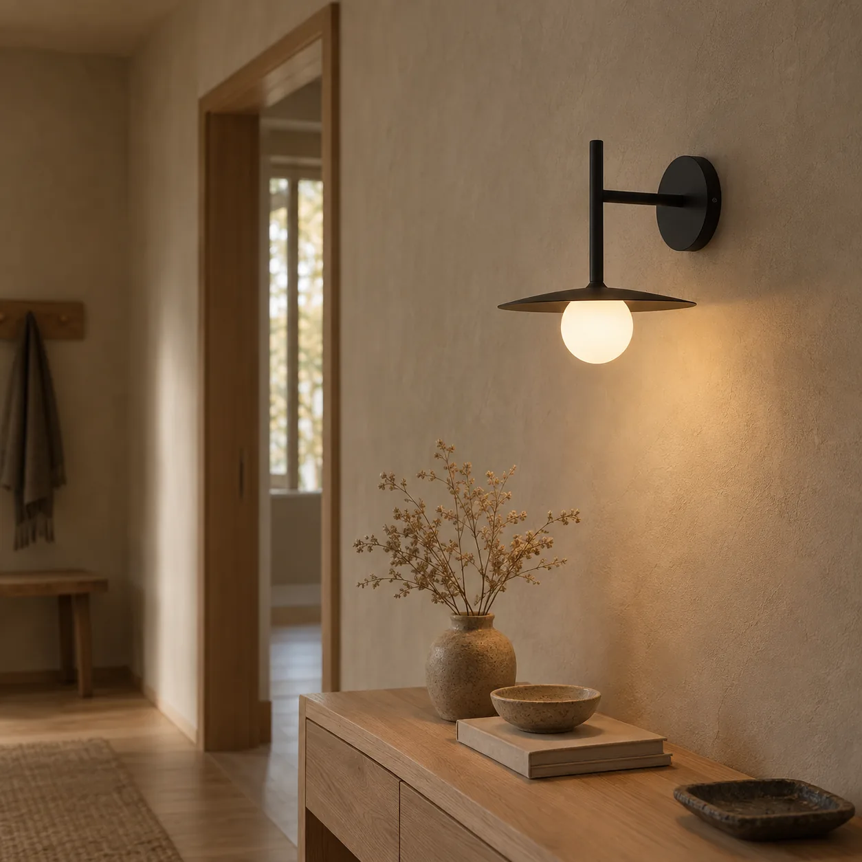 Glöd Nordic LED Wandlamp Mat Glas Dimbaar
