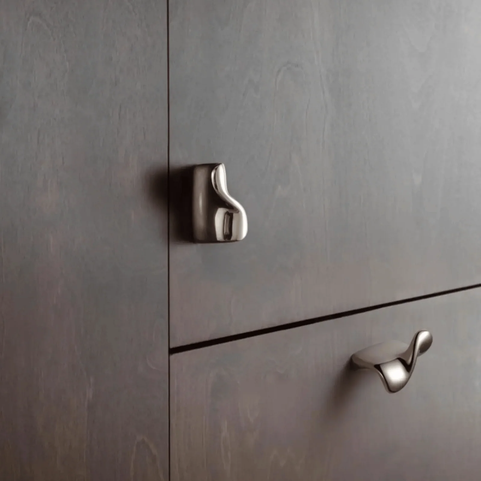Solid Brass Minimalist Cabinet Handles and Knobs, 1 PC, &, Gloda