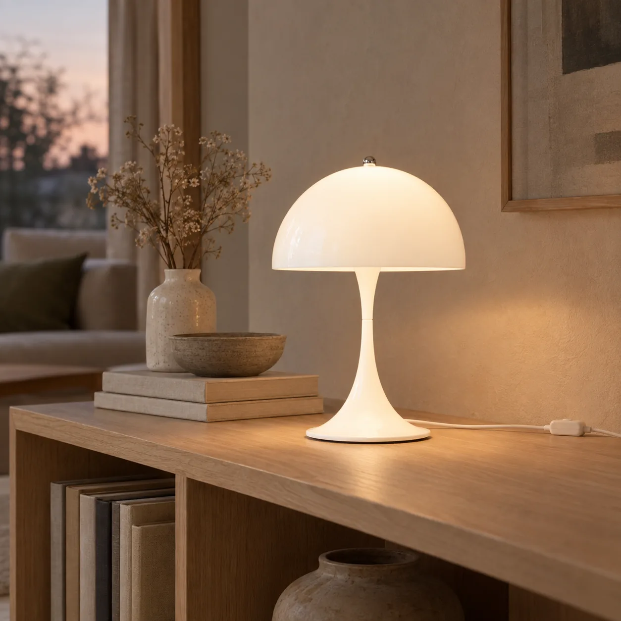 Svampa Retro Mushroom Tafellamp IJzer Acryl