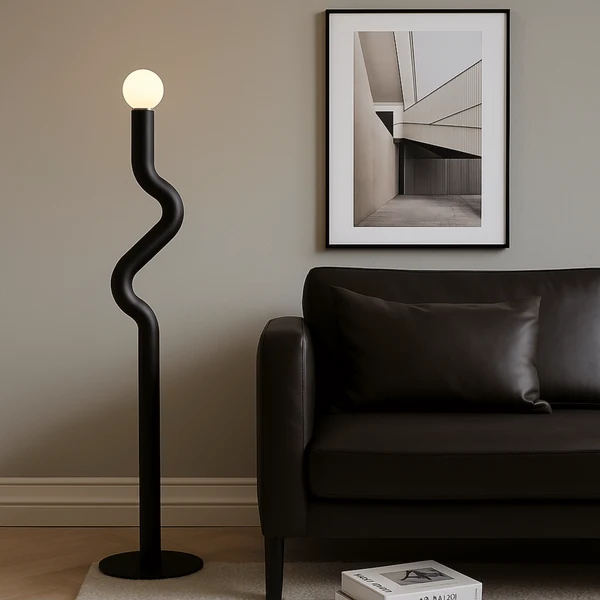 Svinga Gebogen LED Vloerlamp Modern Minimalistisch