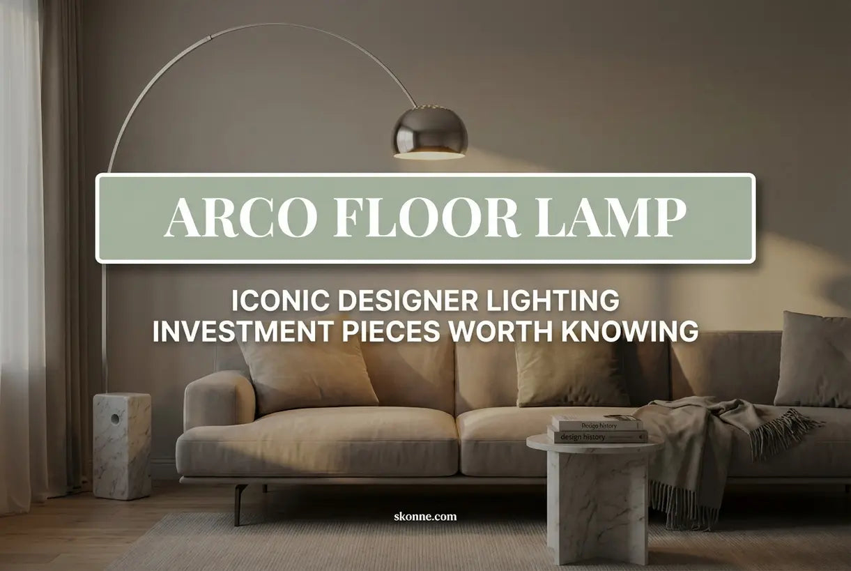 Arco Booglamp & Iconische Designer Vloerlampen: Investeringsstukken die het Waard Zijn om te Kennen