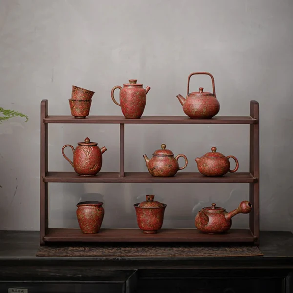 Elda Kiln-Change Jianzhan Ceramic Teacup Set
