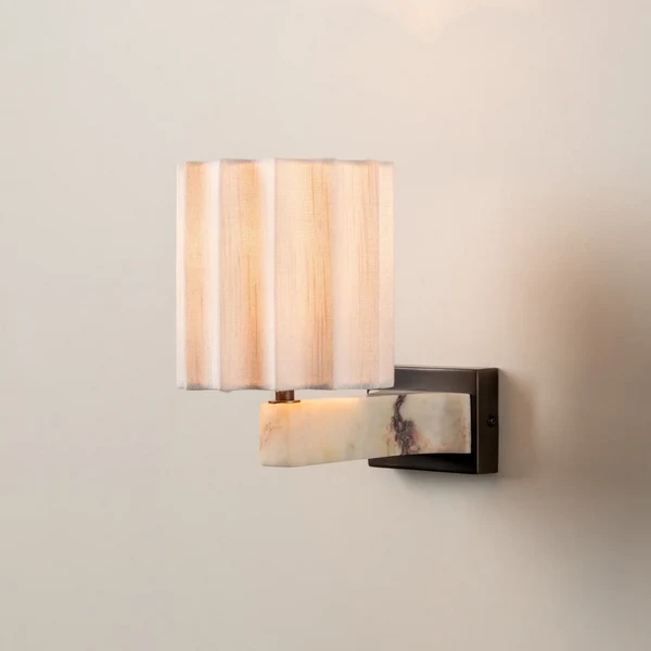 Stenglod Natuurlijk Marmeren Wandlamp Scandinavisch Design