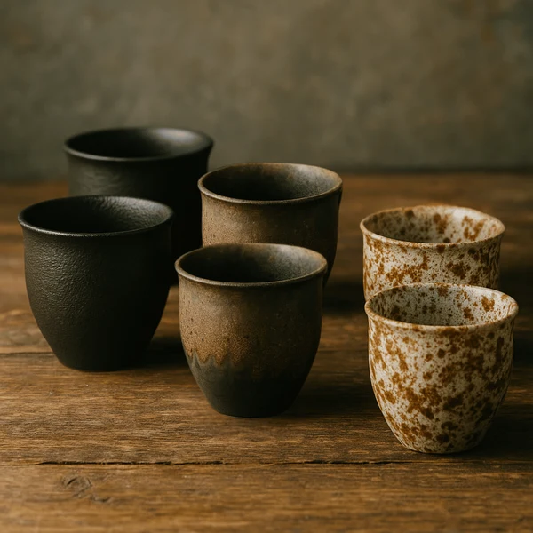 Leira handgemaakte keramische espressokopjes set van 6