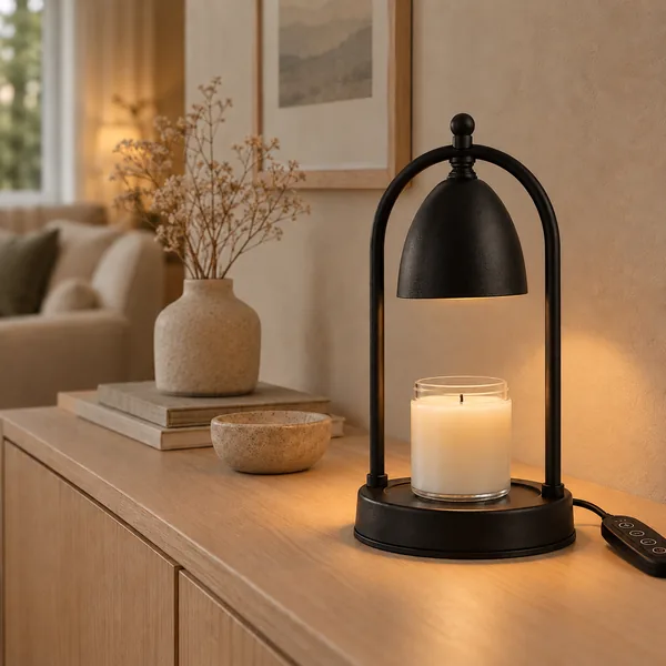 Lysvarm Nordic Glass Candle Warmer Lamp Timer