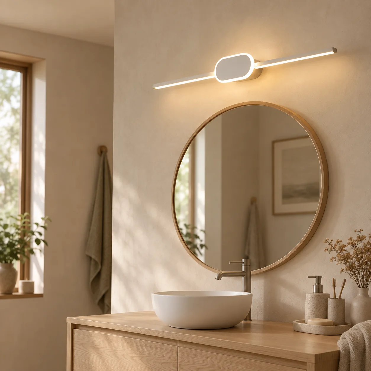 Hvita Moderne Witte Minimalistische LED Wandlamp