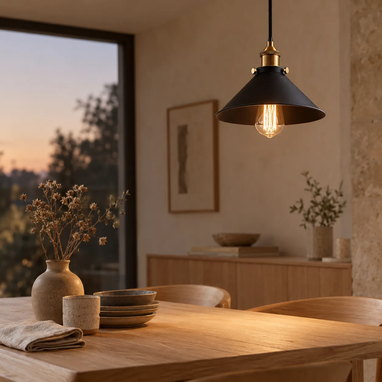Kveld Retro ijzeren hanglamp voor loftruimtes