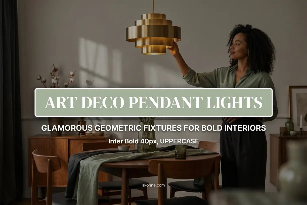 Art Deco Hanglampen: Glamoureuze, Geometrische Armaturen voor Gedurfde, Vintage-Geïnspireerde Interieurs