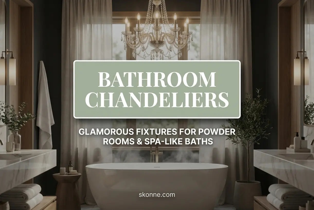 Badkamer Kroonluchters: Glamoureuze Armaturen voor Toiletruimtes & Spa-achtige Badkamers