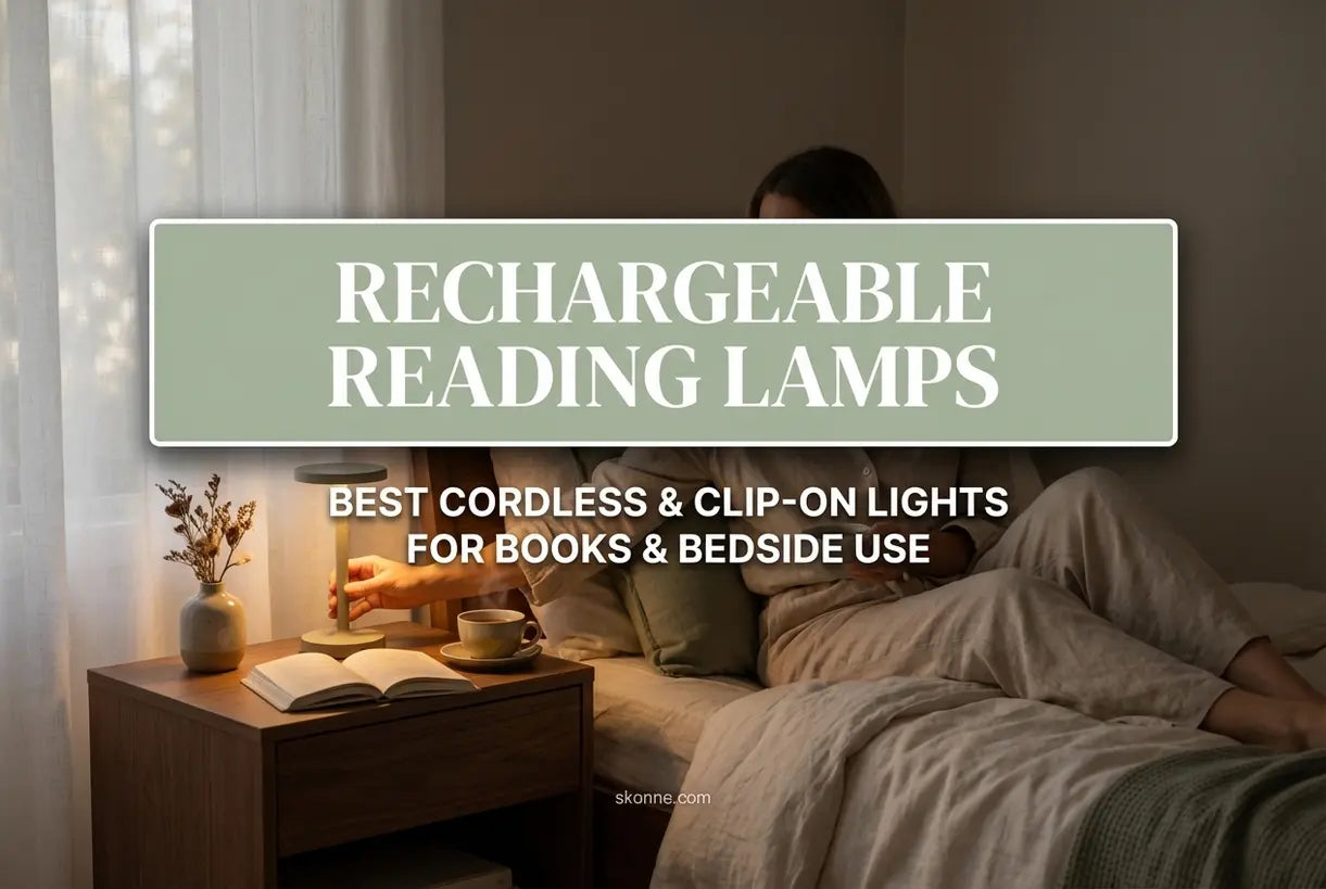 Oplaadbare leeslampen: beste draadloze klem- en bedlampen voor boeken
