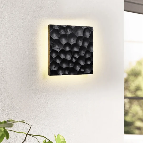 Stenvei Natuursteen IP65 LED Buitenwandlamp